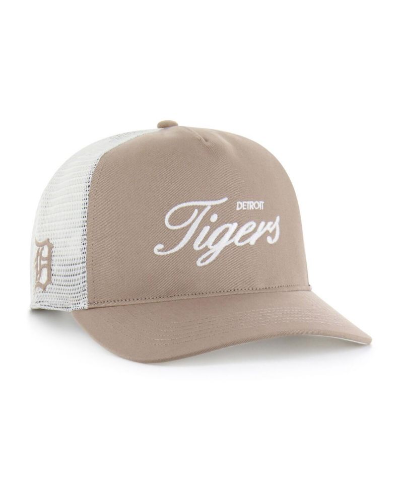 Men's Brown Detroit Tigers Foundational Mesh Hitch Adjustable Hat