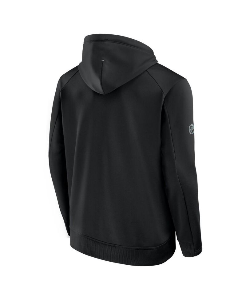 Men's Black Los Angeles Kings Authentic Pro Rink Hoodie