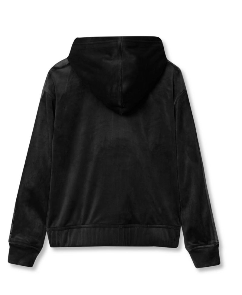 Girls' 4-16 Velour Full-Zip Hoodie