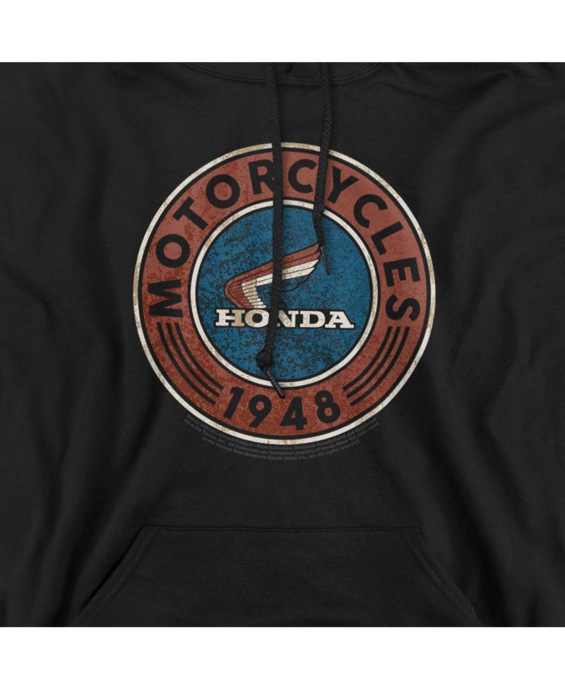 Men's Big & Tall Motorcycle Pull-Over Graphic Hoodie