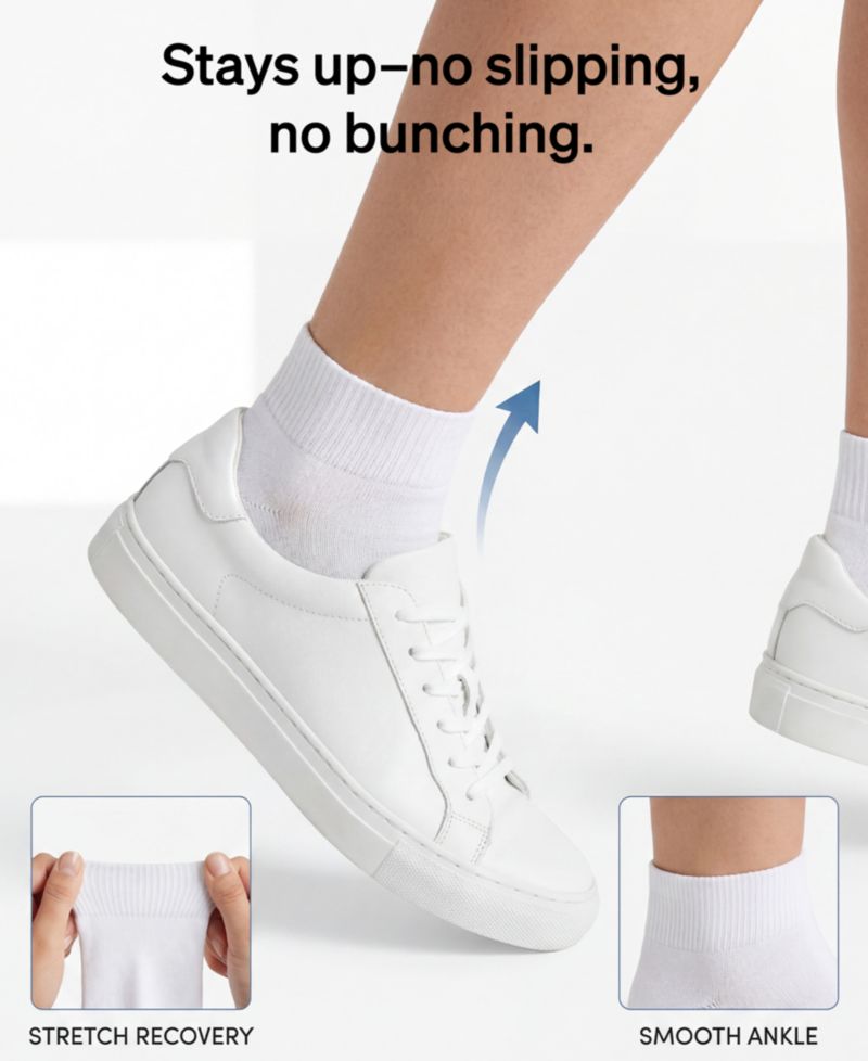 Women's Quarter Top 6 Pack Socks