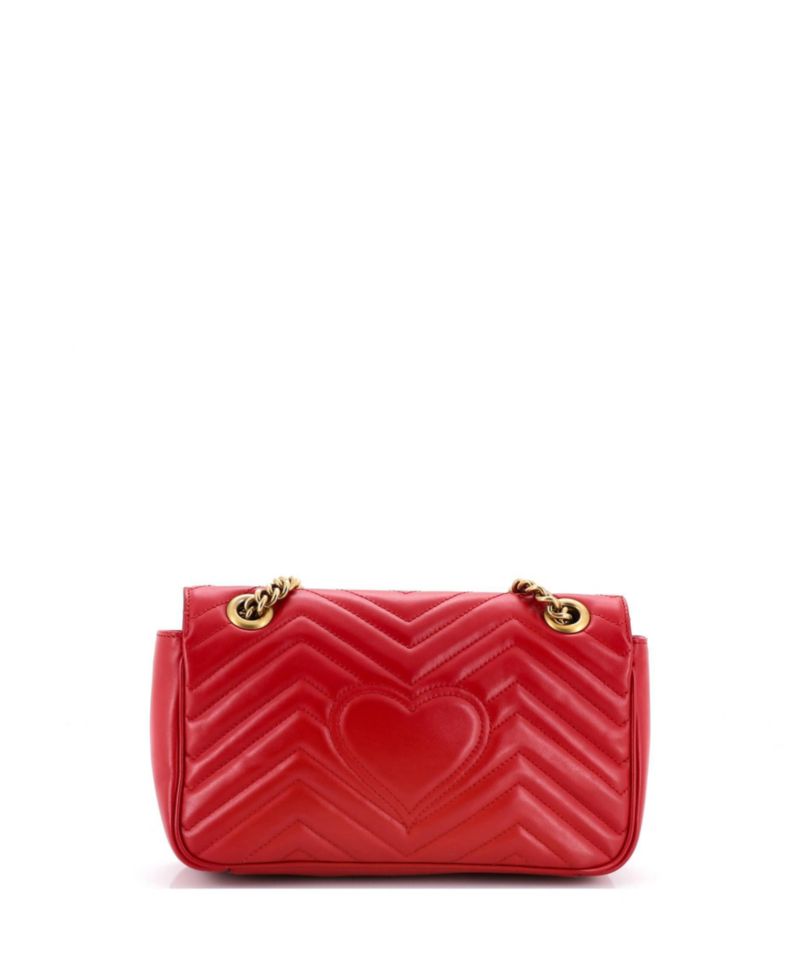 Medium GG Marmont Flap Bag Matelasse Leather