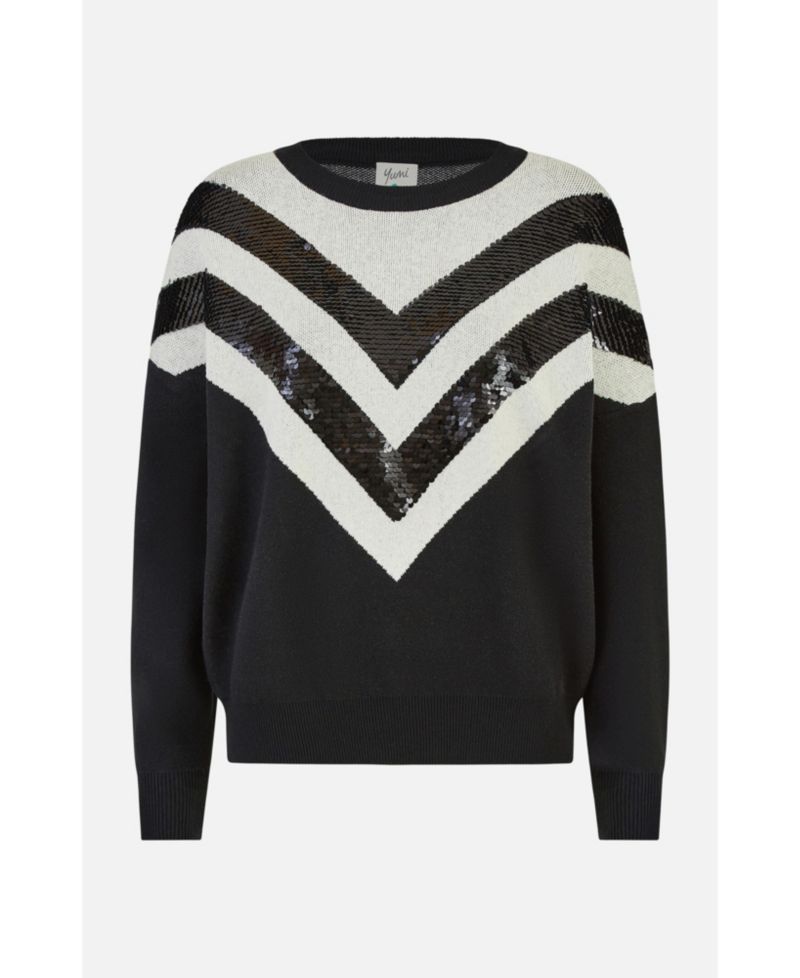 Women's Sequin Embellished Knitted Jumper