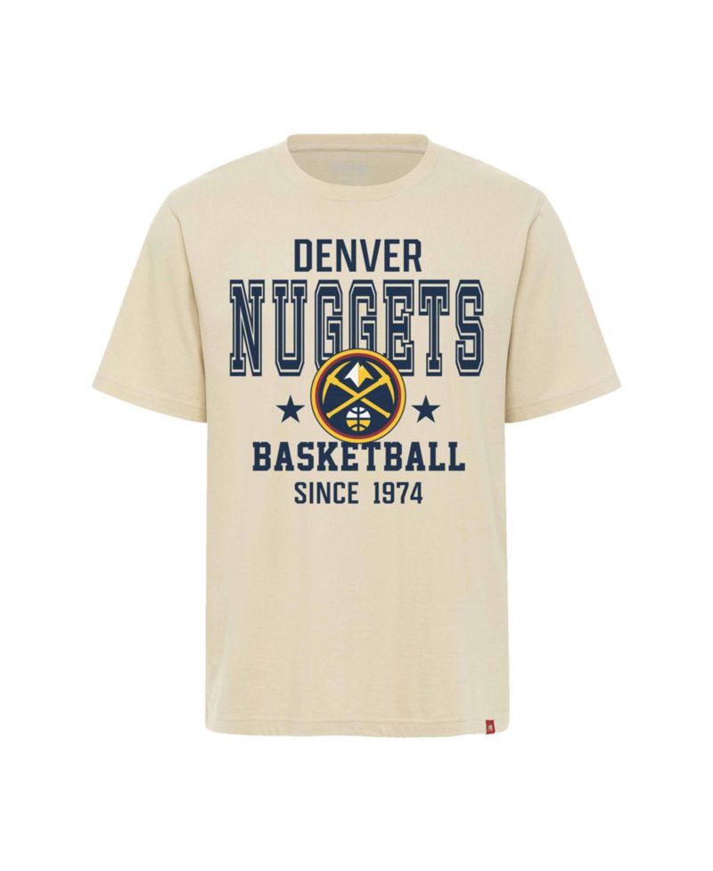 Men's and Women's Cream Denver Nuggets Duke Premium T-Shirt
