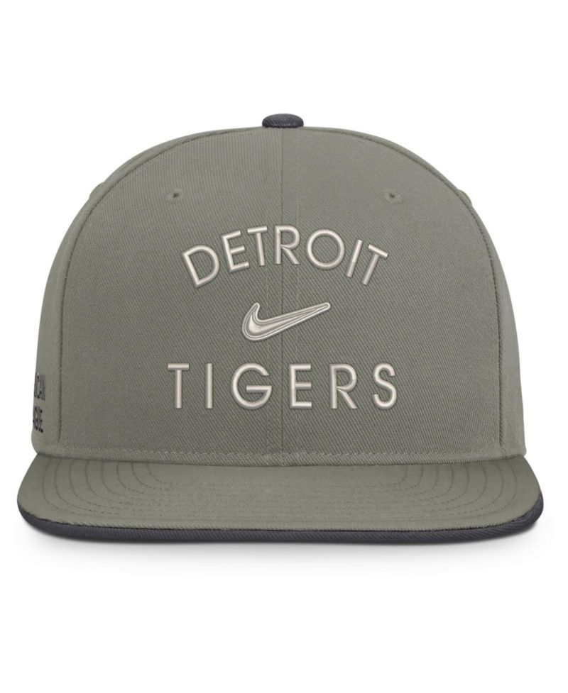Men's Olive Detroit Tigers Pro Dri-FIT Snapback Hat