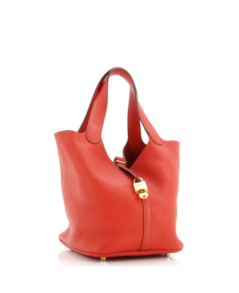 Pre-Owned Hermes MM Picotin Lock Bag Clemence