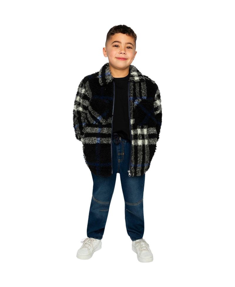 Little and Big Boy (6-12) Zipped Overshirt