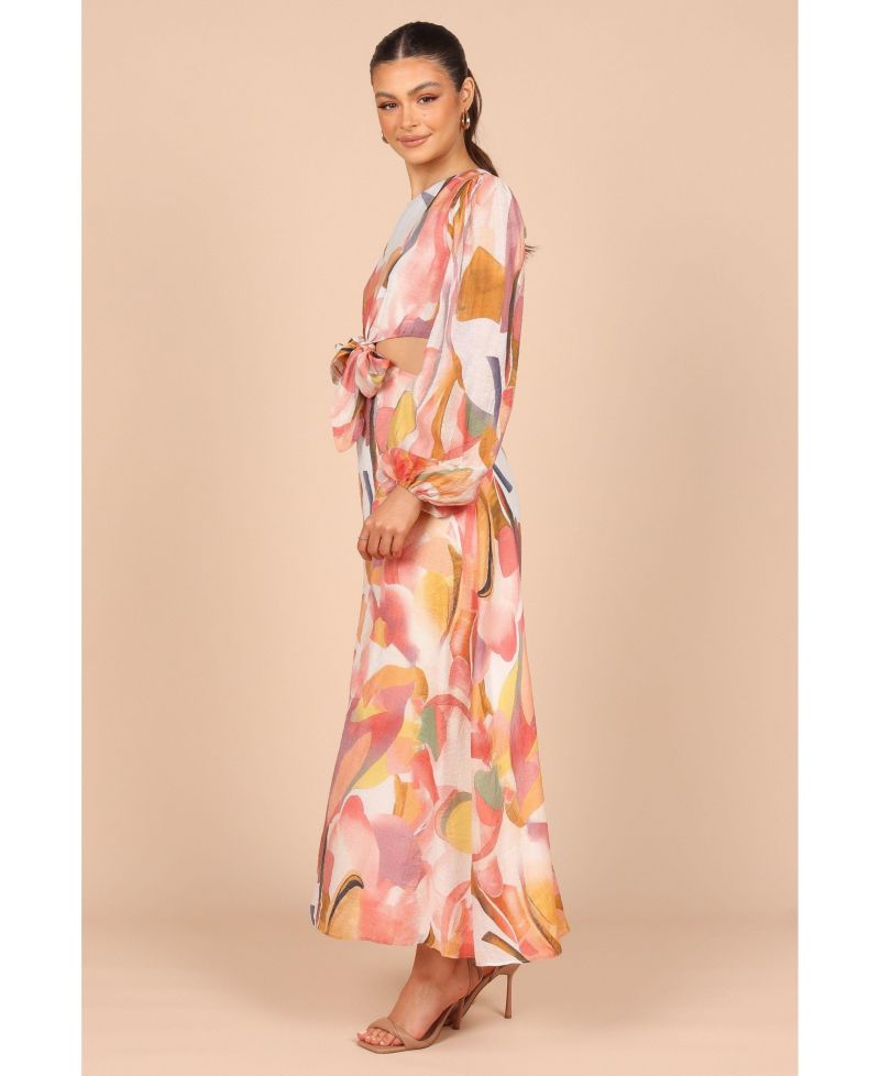 Women's Laquin Long Sleeve Maxi Dress