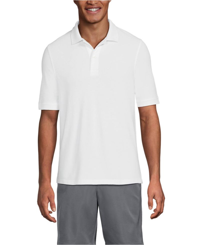Men's Short Sleeve Mesh Polo Shirt