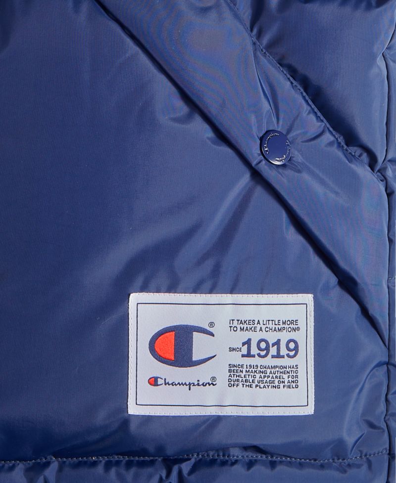 Men's Solid-Color Quilted Puffer Vest