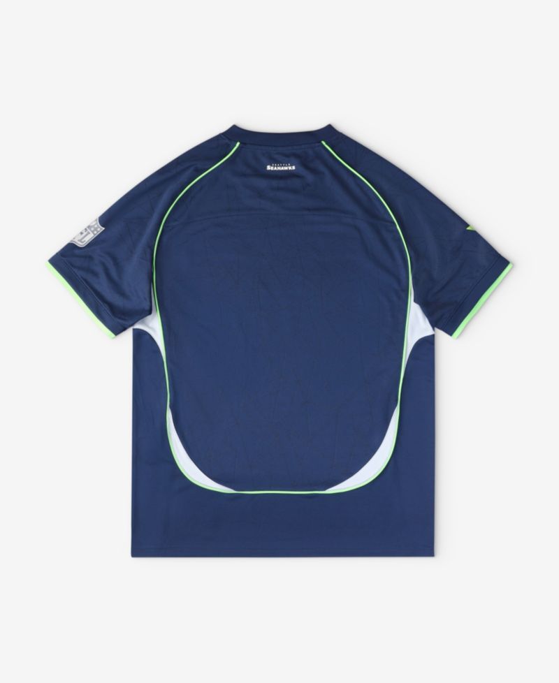 Big Boys and Girls College Navy Seattle Seahawks Football x Football V-Neck Fan Jersey