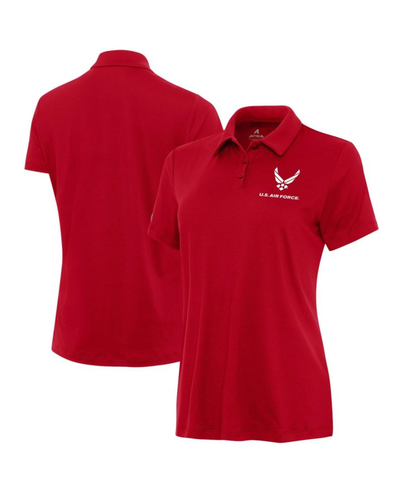 Women's Red Air Force Reprocess Polo Shirt