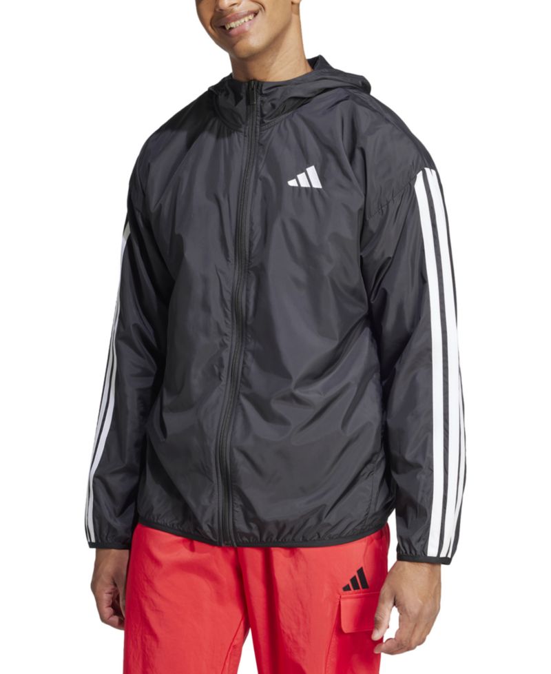Men's Essential Three-Stripes Woven Windbreaker