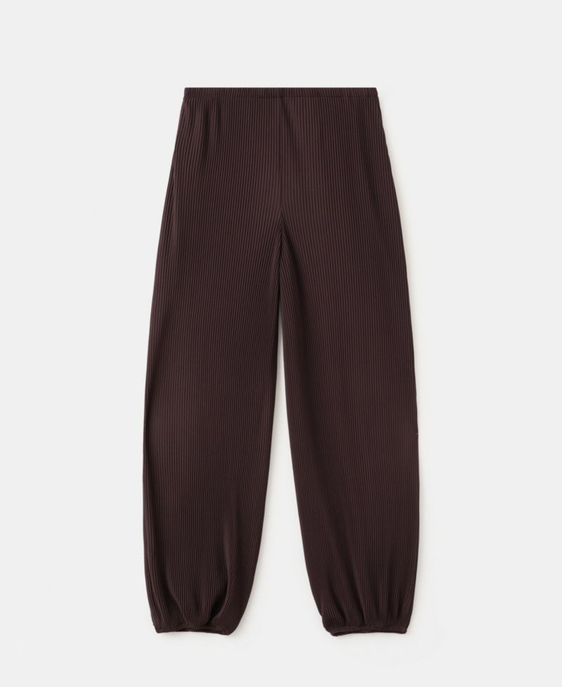 Women's Textured Baggy Pants