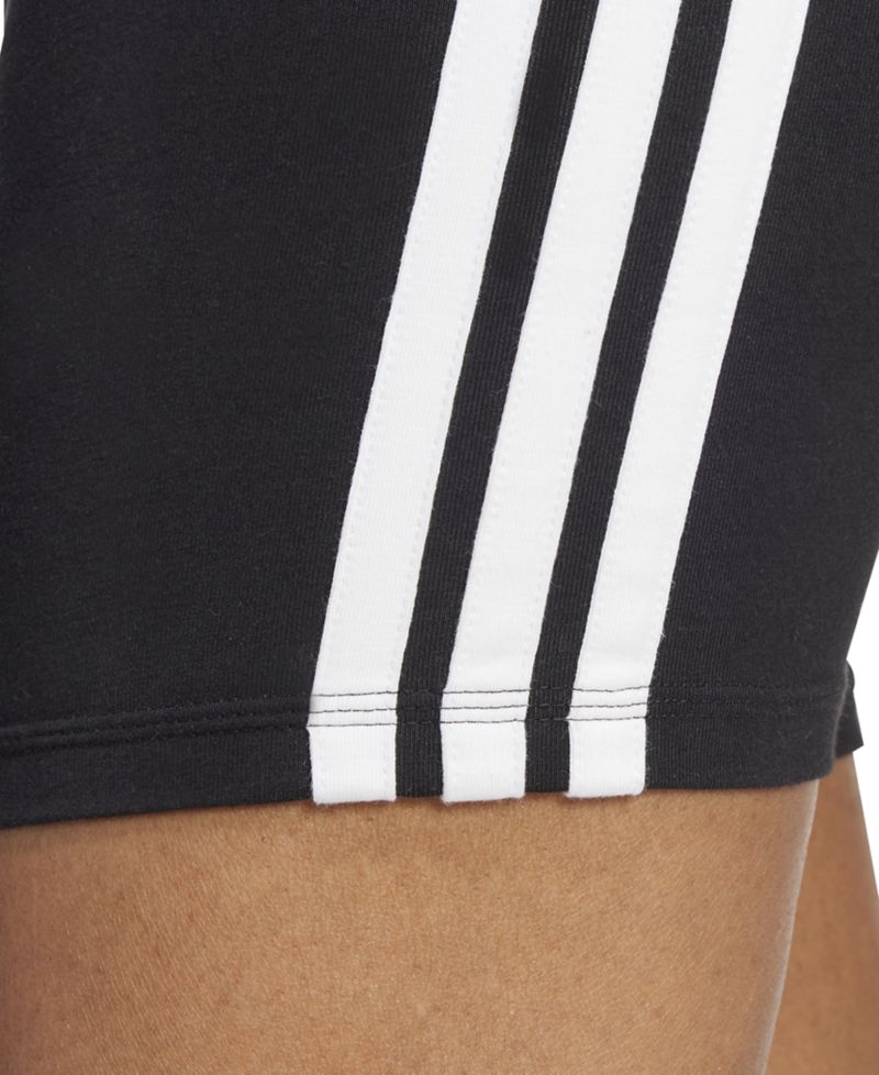 Women's Essentials 3-Stripe High-Rise Bike Shorts