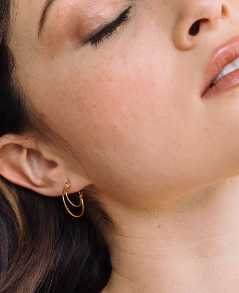 "14k Gold" Catalina Hoop Earrings