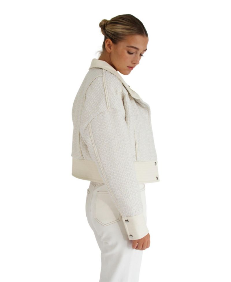 Women's Mad Love Cropped Bomber Jacket