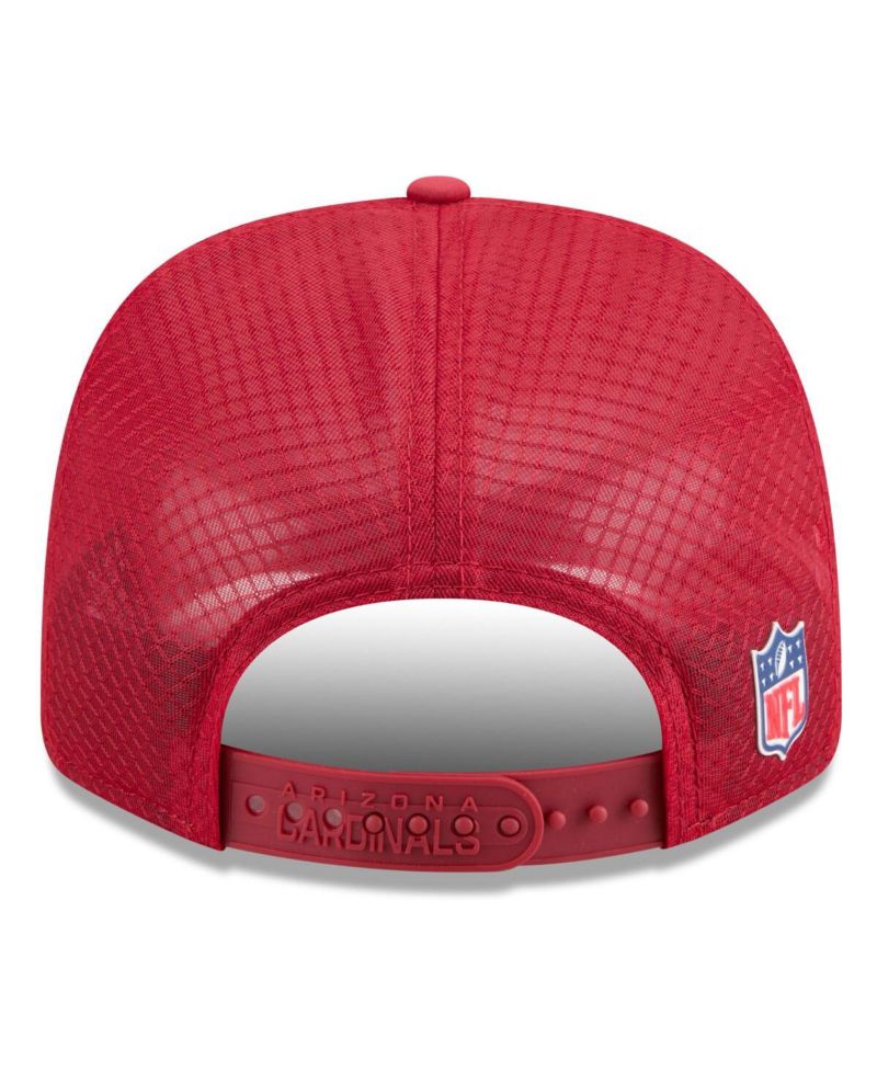 Men's Cardinal Arizona Cardinals 2025 Sideline 9SEVENTY Trucker Adjustable Hat