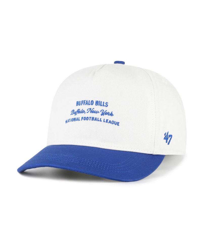 Men's White Buffalo Bills Contemporary Two-Tone Hitch Adjustable Hat