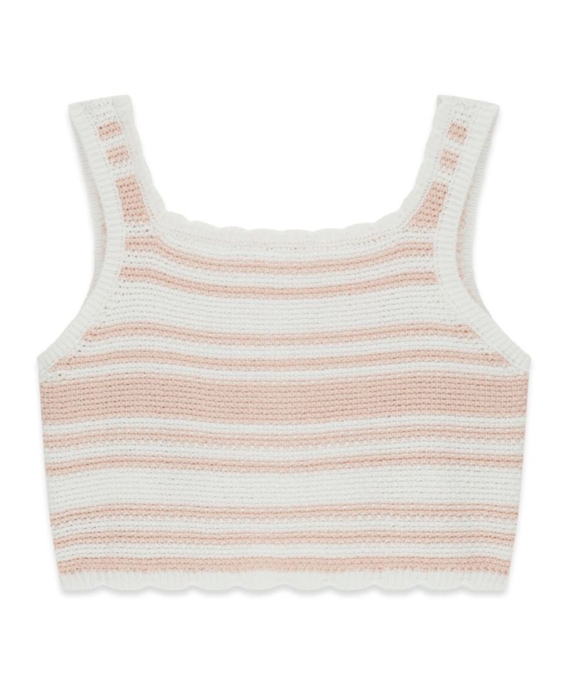 Girls' 7-16 Crochet Sleeveless Top