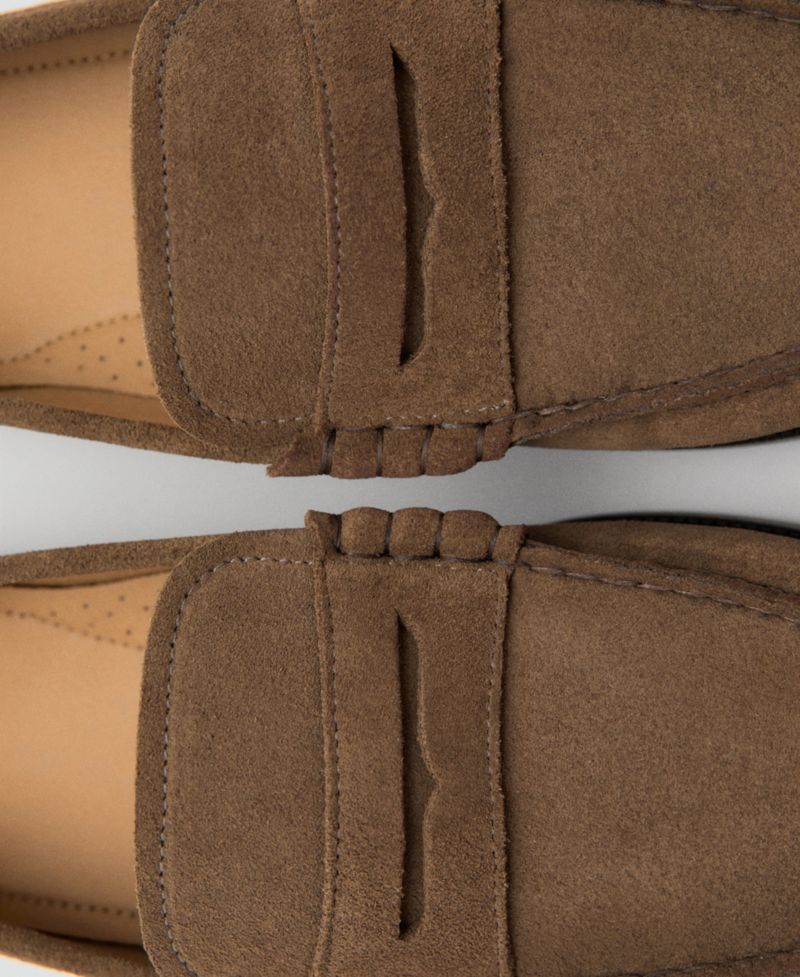 Men's Split Leather Moccasins