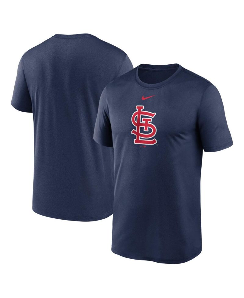 Men's Navy St. Louis Cardinals Legend Fuse Large Logo Performance T-shirt