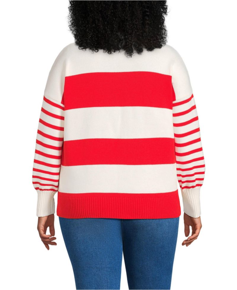 Plus Size Drifter Jersey Crewneck Sweater