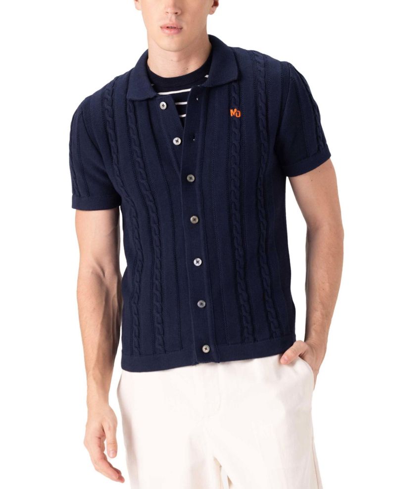Men's JC Polo Cable Knit Sweater