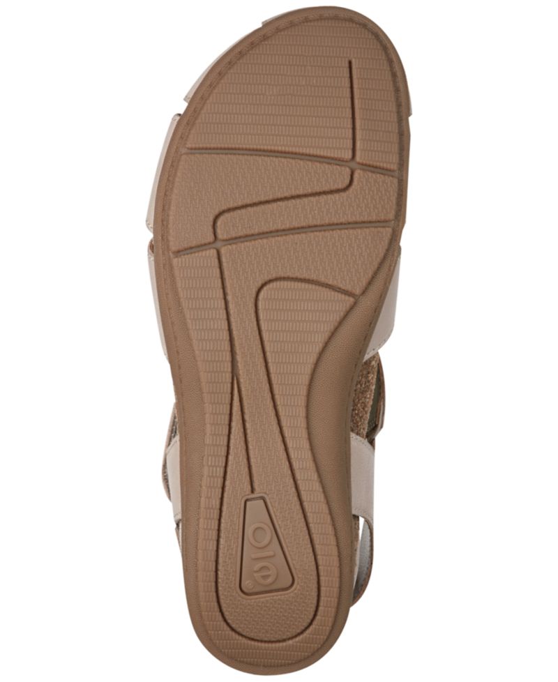 Women's Brentia Leather Criss-Cross Flat Sandals