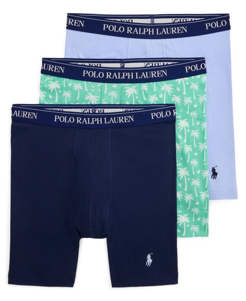 Men's Classic Cotton Knit Boxer Briefs , 3-Pack Set