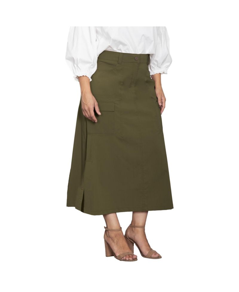 Women's A-Line Cargo Pocket Skirt