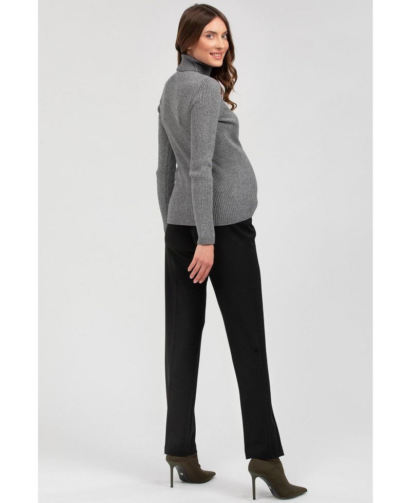 Maternity Straight-textured super stretch Noah Pants