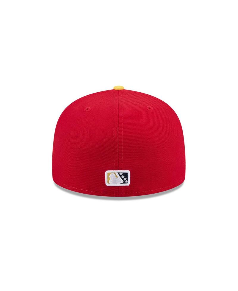 Men's Red Binghamton Rumble Ponies Theme Nights 59FIFTY Fitted Hat