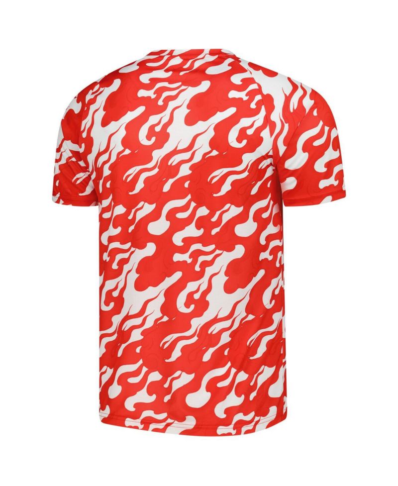 Men's Red AC Milan 2025/26 Pre-Match DryCell Training Jersey