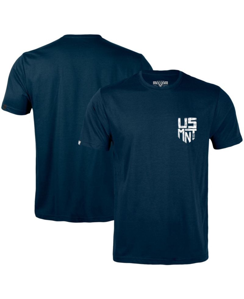Big Boys and Girls Navy USMNT Little Richmond Scribble T-Shirt
