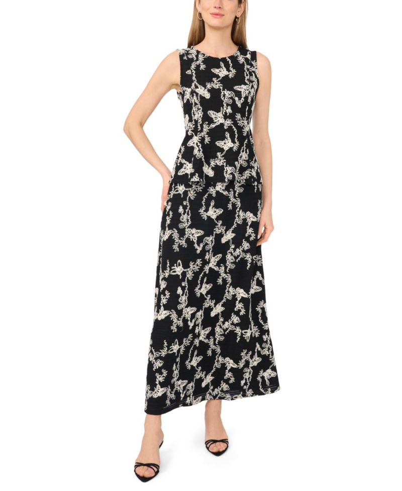 Women's Printed A-Line Maxi Skirt