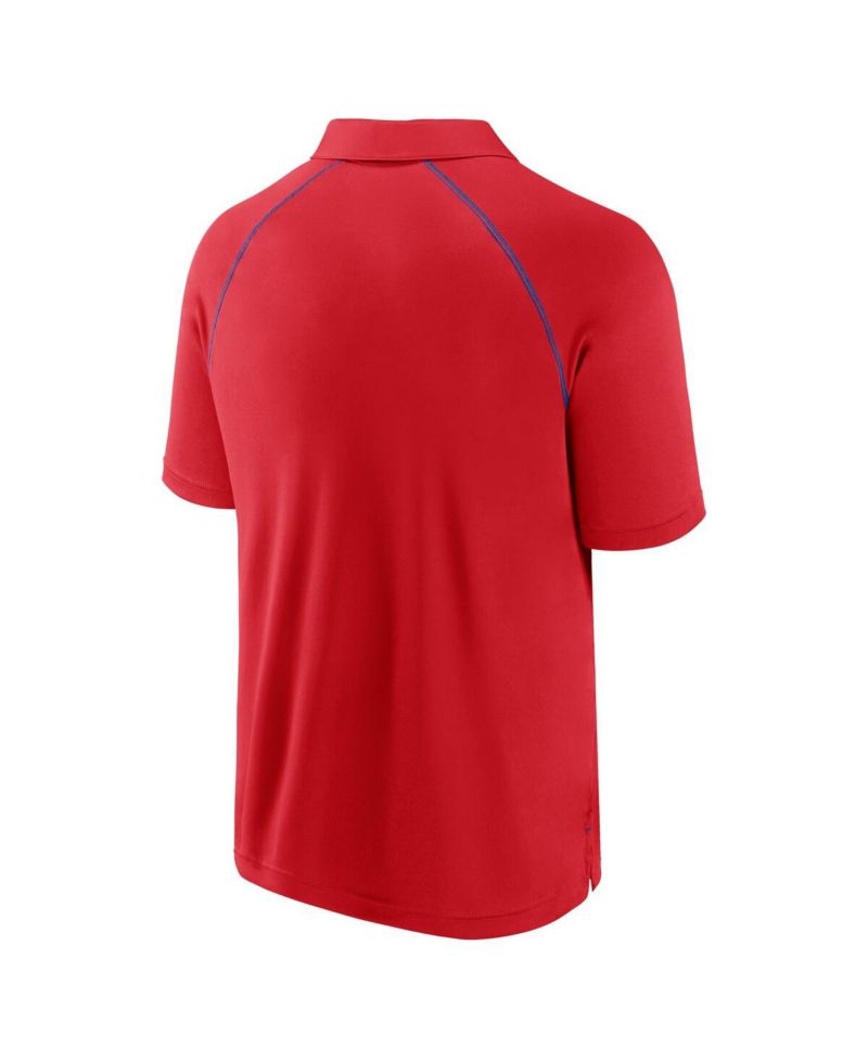 Men's Red Philadelphia Phillies Strong Alone Raglan Polo