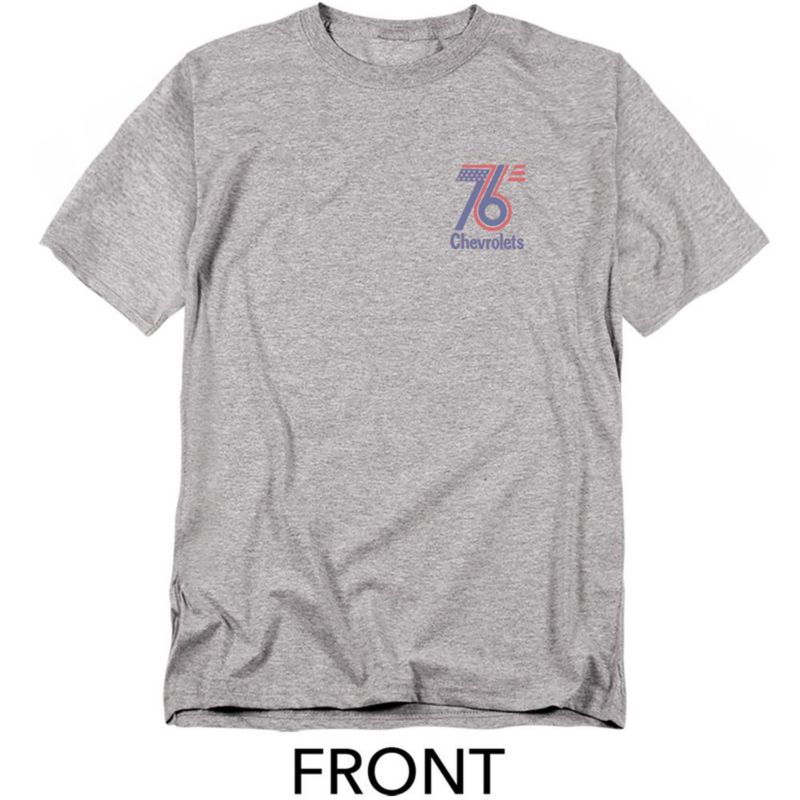 Men's Chevrolet 76 Logo Front Back T-Shirt