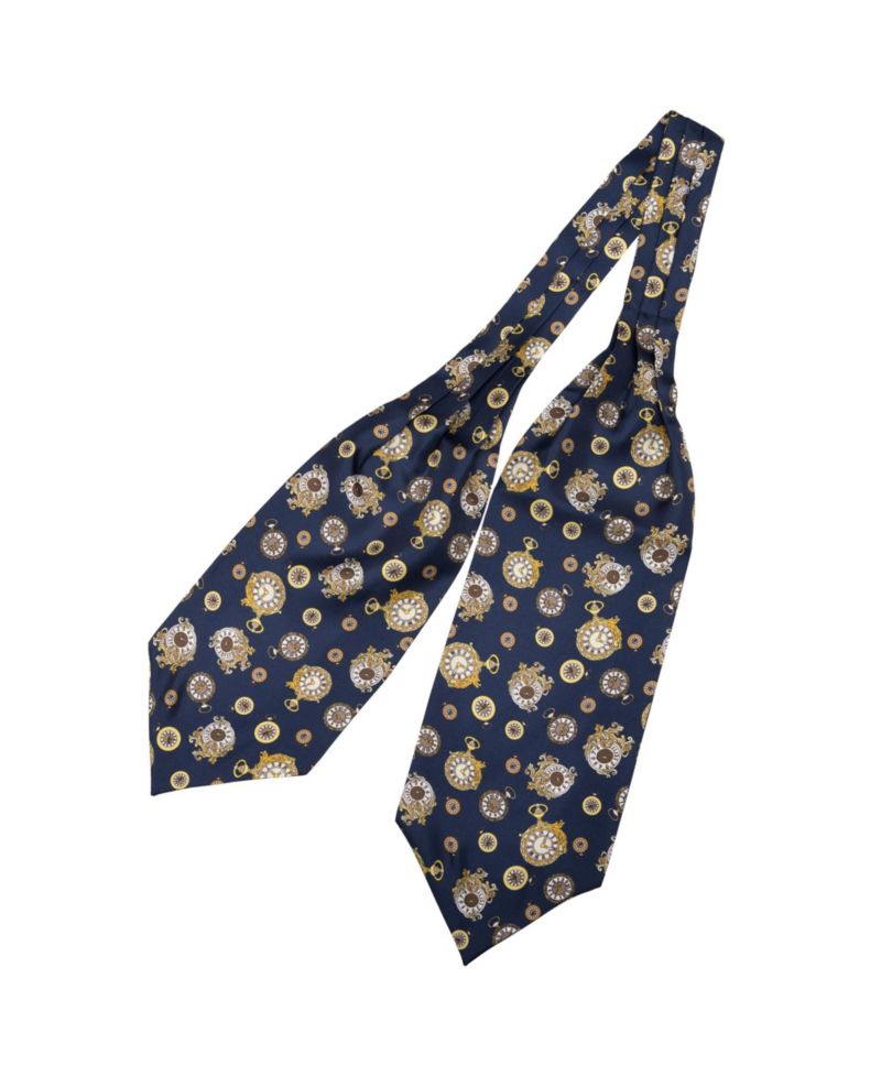 Men's Gilded Keeper - Silk Ascot Cravat Tie for Men