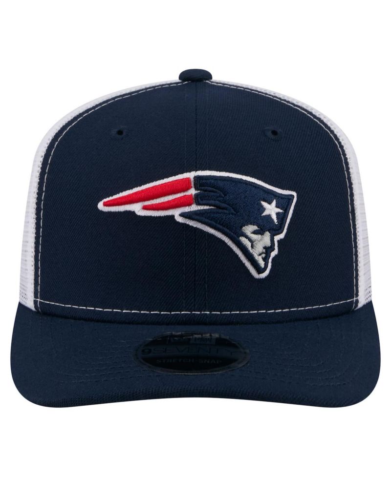 Men's Navy New England Patriots 9SEVENTY Trucker Adjustable Hat