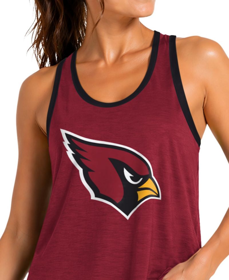 Women's Cardinal Arizona Cardinals Tater II Racerback Tank Top