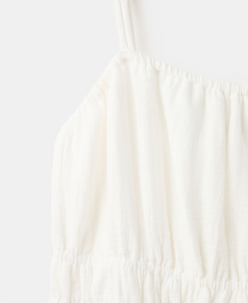 Women's Crinkled Shirred Dress