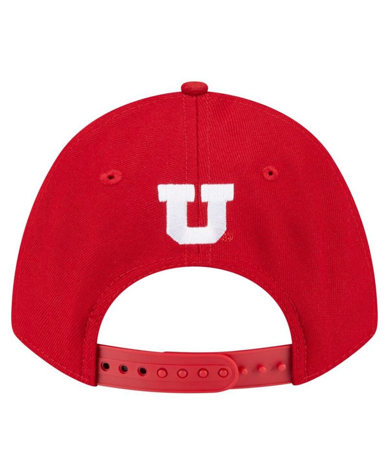Men's Red Utah Utes Team Collective 9FORTY M-Crown Adjustable Hat