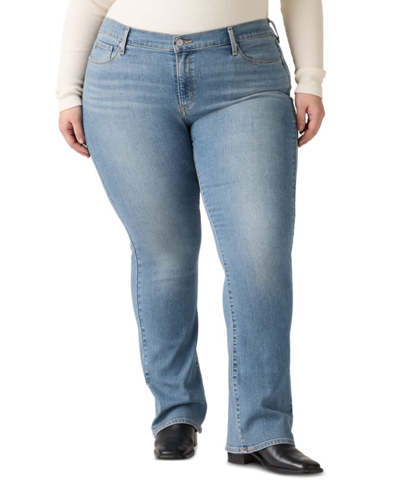 Trendy Plus Size 415 Classic Bootcut Jeans