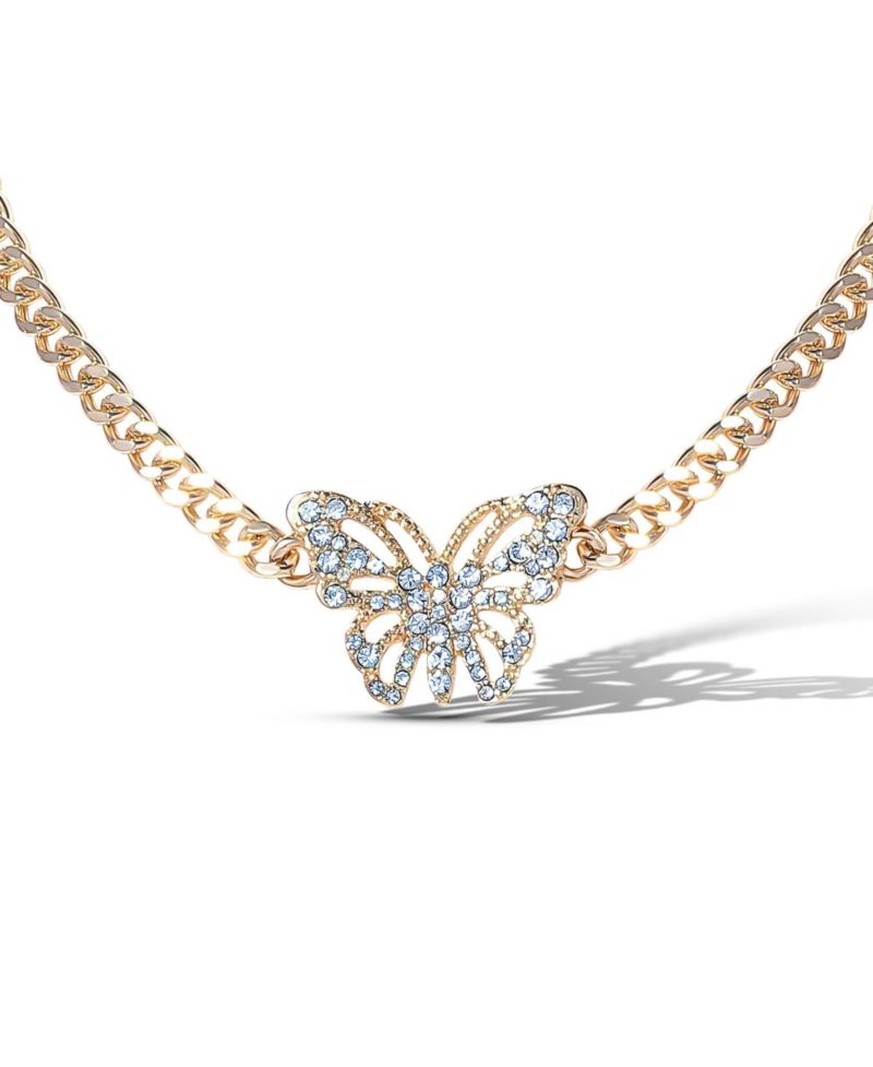 Butterfly Pendant Chain Necklace