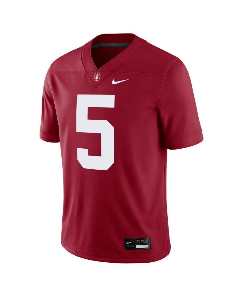 Men's Christian McCaffrey 5 Cardinal Stanford Cardinal Alumni Player Game Jersey
