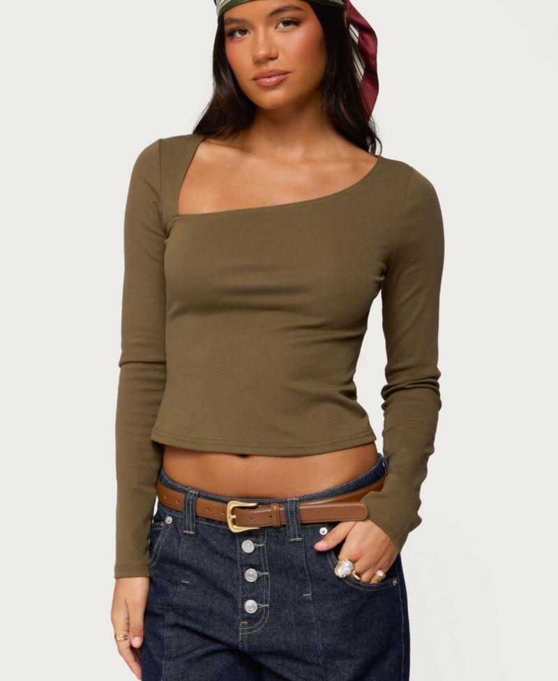 Women's Rion Asymmetric Long Sleeve Top