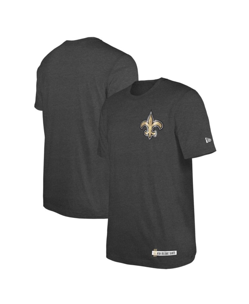 Men's Heather Black New Orleans Saints 2024 NFL Training Camp T-Shirt