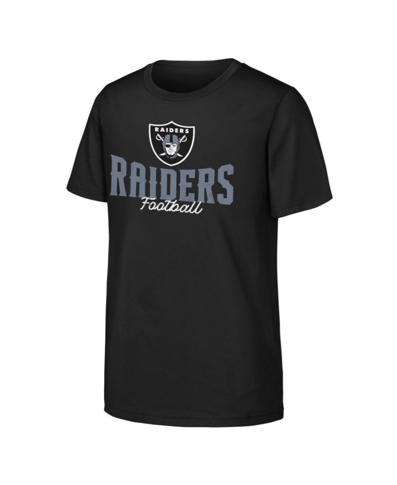 Boys' and Girls' Las Vegas Raiders Top Pick Screen Print Regular-Fit T-Shirt