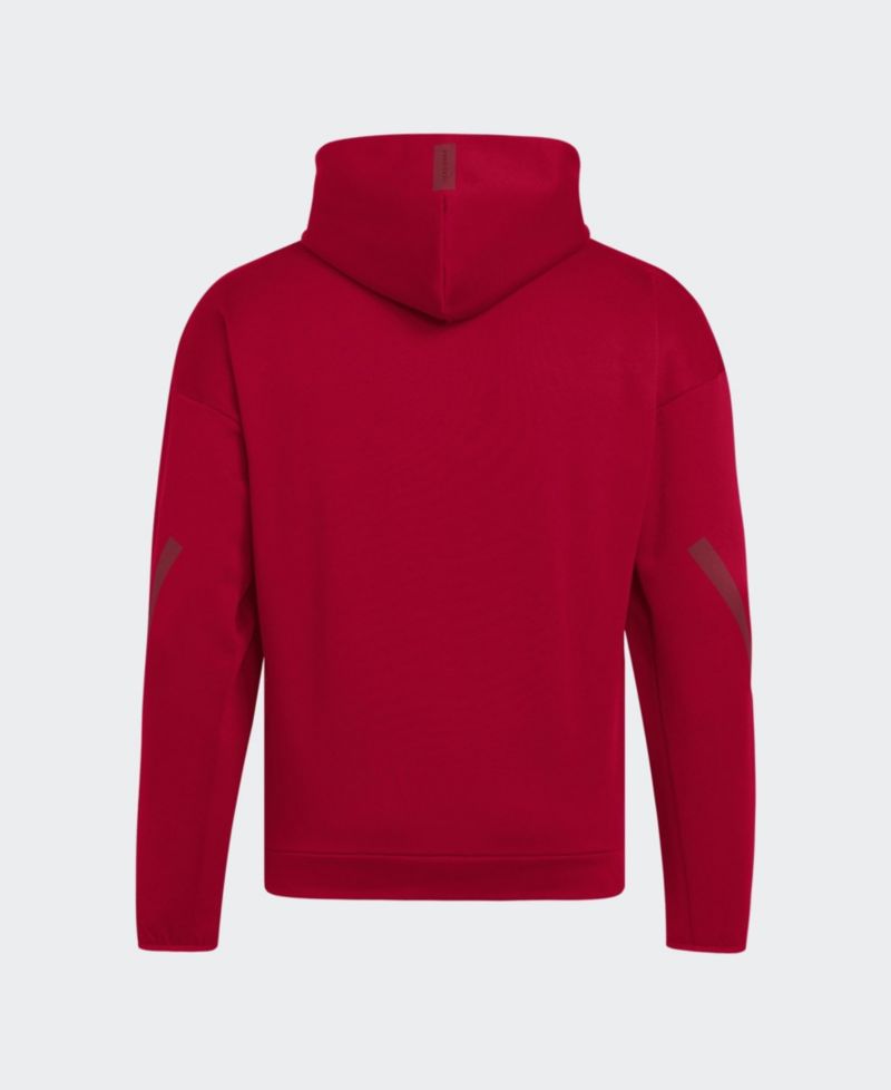Men's Crimson Indiana Hoosiers Z.N.E Full-Zip Hoodie